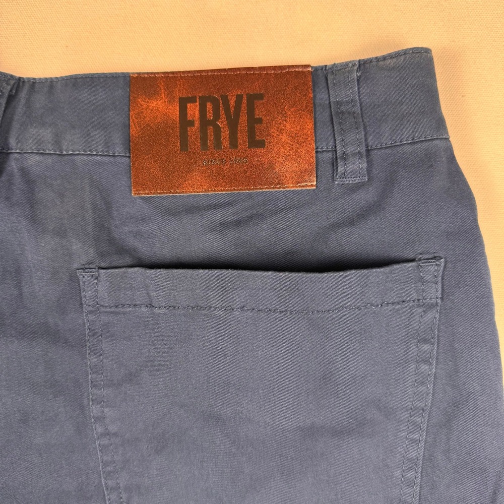 Frye Wide Leg Crop Pants Womens 10 Nightfall Navy New Raw Hem ADT1W0080MA‎ - Picture 9 of 10